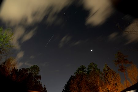 ISS over Central Georgia photo