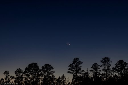 3% Full Waxing Crescent Moon