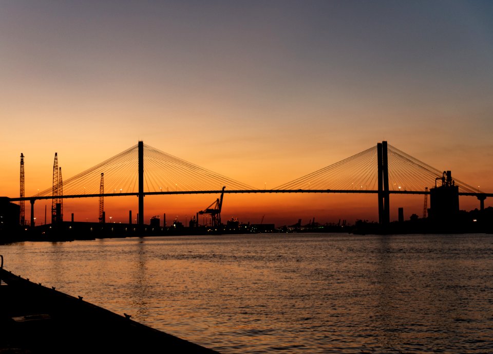 Savannah, Georgia Sunset on 7-10-18
