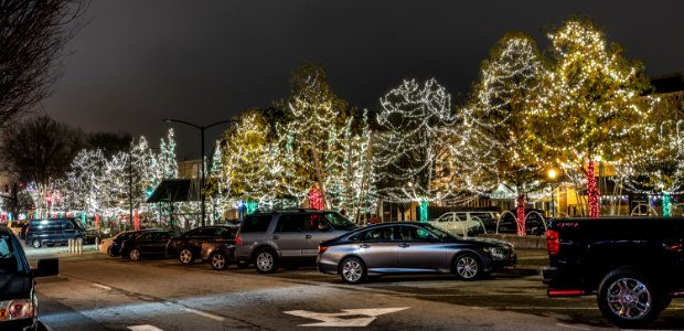 Holiday Lights in Downtown Macon, Georgia