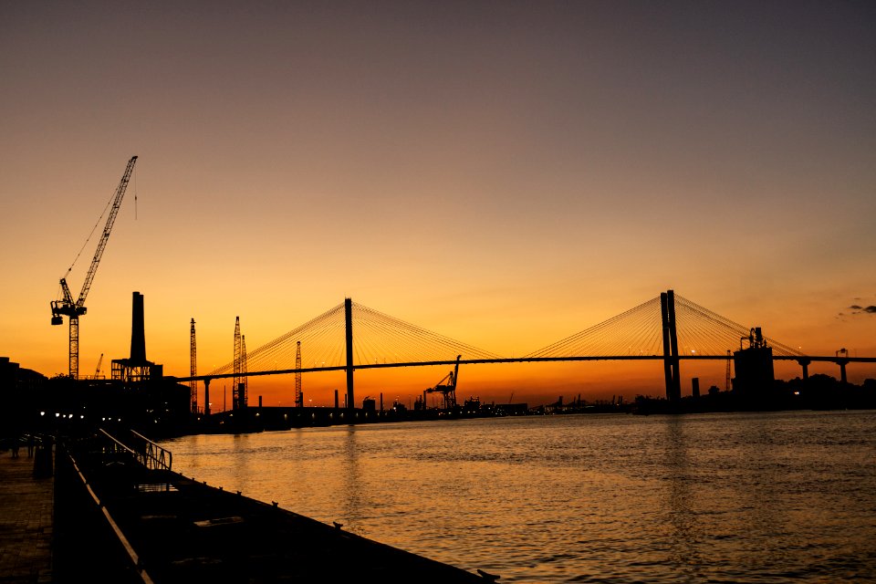 Savannah, Georgia Sunset on 7-10-18