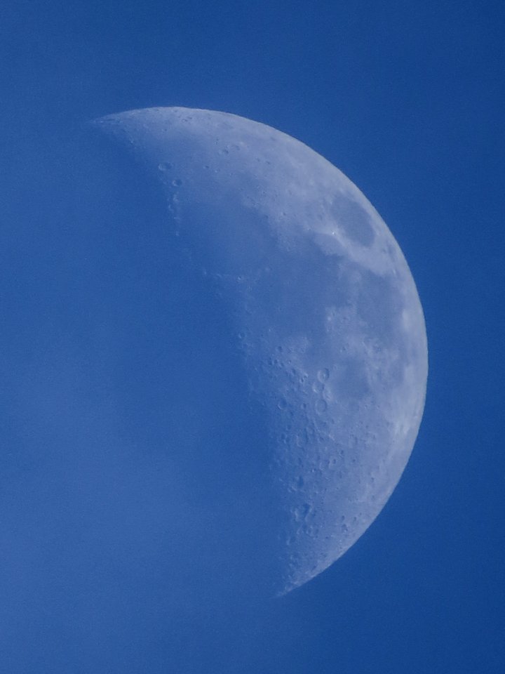 Daytime Moon - 37% Full - July 14th, 2013