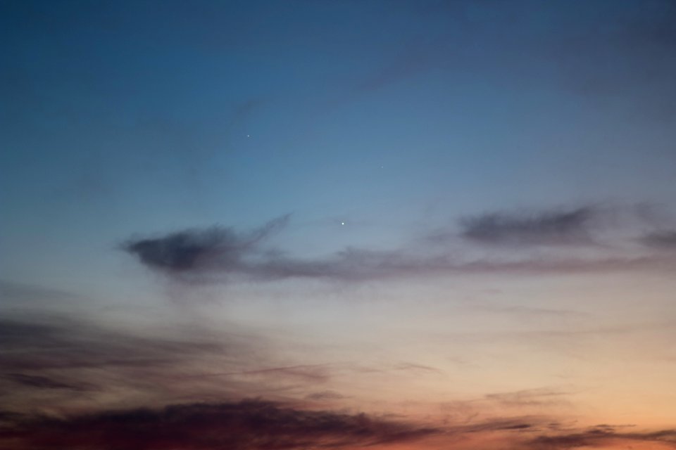 Planetary Trio - Jupiter, Venus, and Mercury