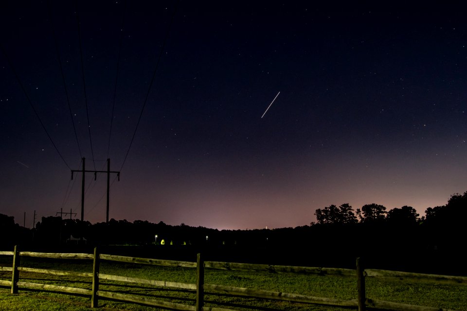 ISS over Macon, Georgia on 4-10-19