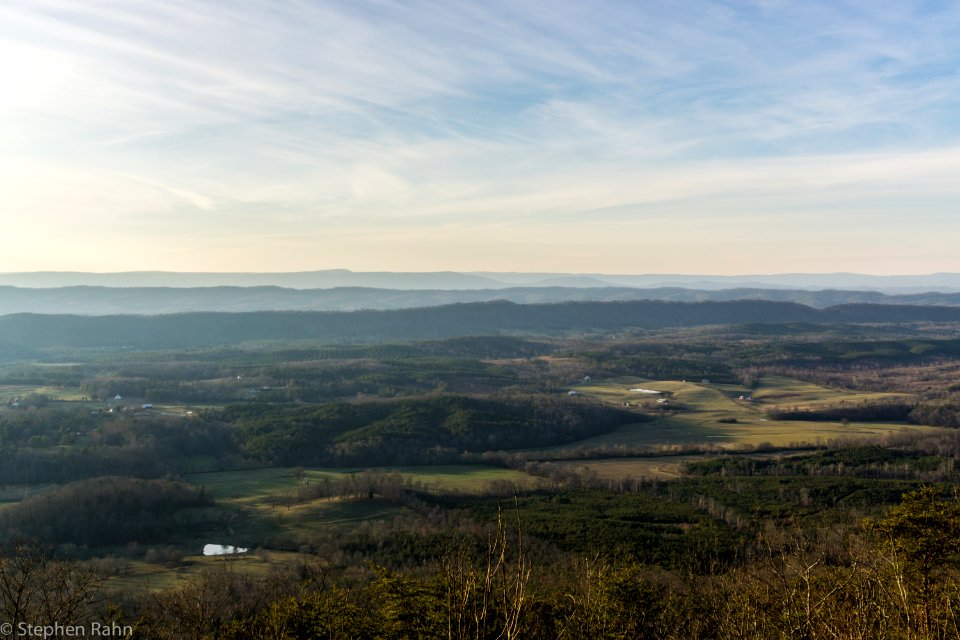View from John's Mountain - Lafayette, Georgia