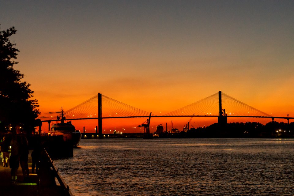 Savannah, Georgia Sunset on 7-10-18