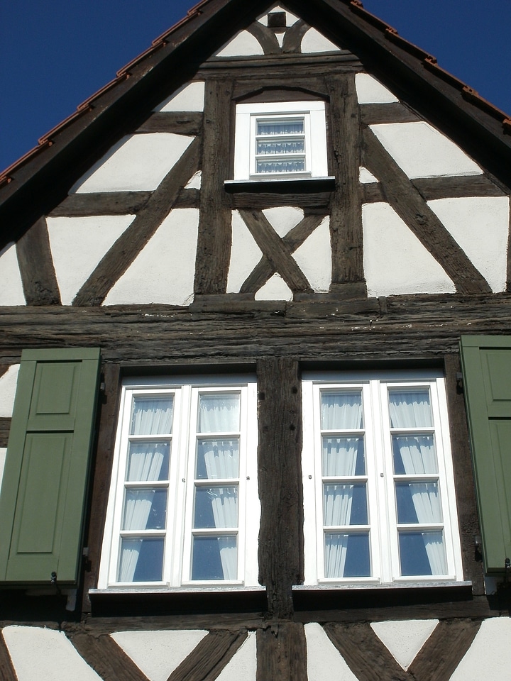 Framing schwetzingen house photo