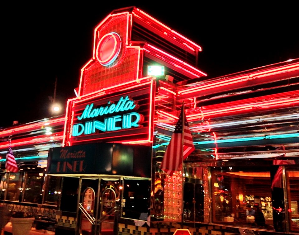 Marietta Diner at Night