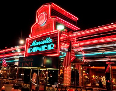 Marietta Diner at Night