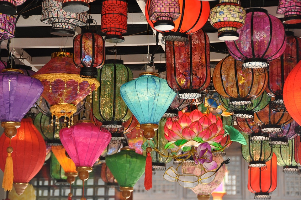 China wind lantern tourism