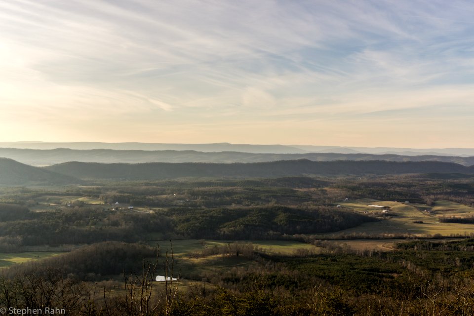 View from John's Mountain - Lafayette, Georgia