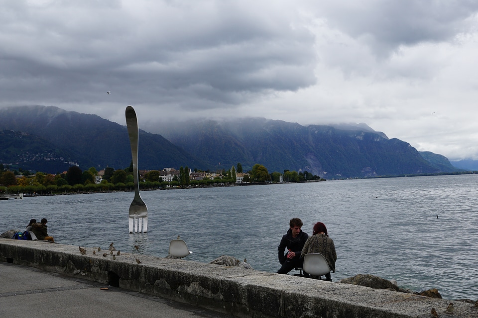 Lake geneva vevey switzerland