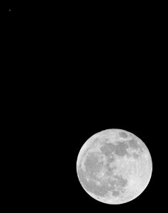 Day 334 - Frost Moon and a Jovian Friend