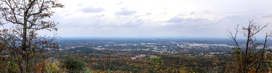 Panorama looking north from Kennesaw Mountain