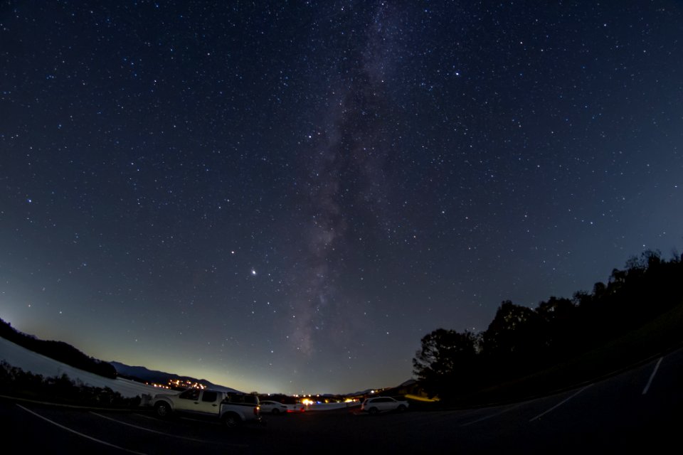 Milky Way over Lake Chatuge