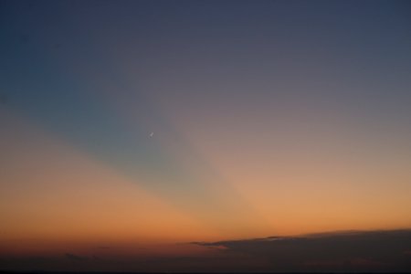 4% Waxing Crescent
