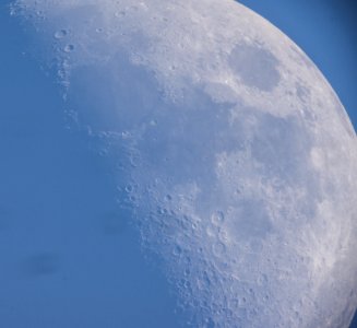 Lunar Cartography - Moon at 49% illumination