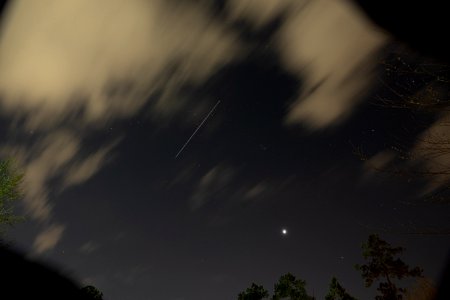 ISS over Central Georgia photo