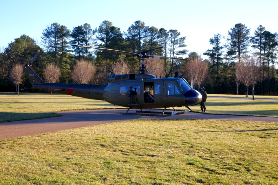 UH-1H Helicopter at the Tellus Museum