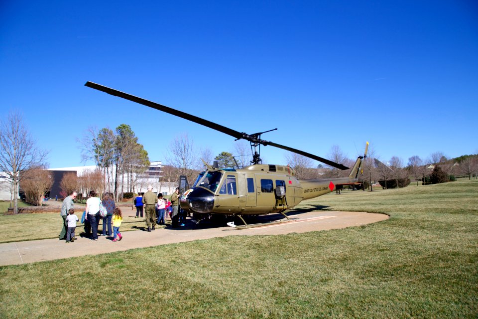 UH-1H Helicopter at the Tellus Museum