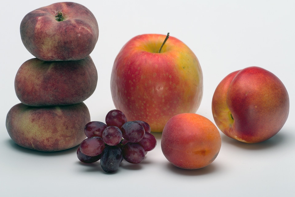 Apple apricots peaches