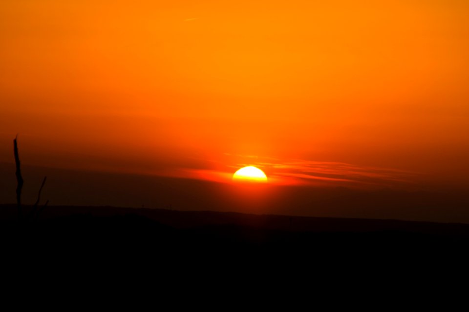 Sunset on March 10th, 2013