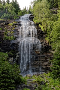 Nature landscape white water