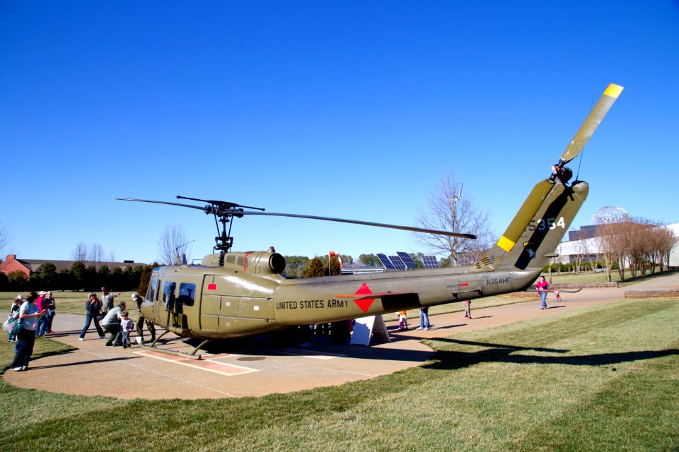 UH-1H Helicopter at the Tellus Museum