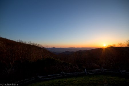 Sunset from Brasstown Bald Mountain photo