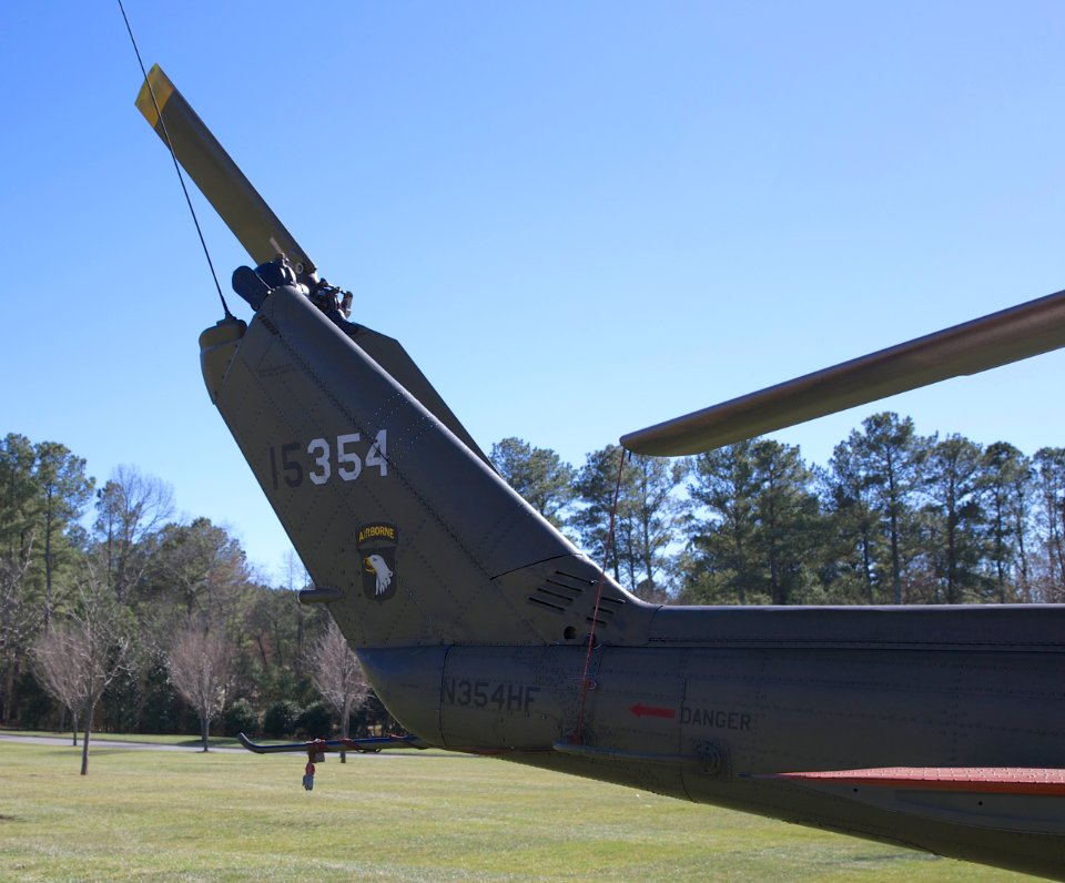 UH-1H Helicopter at the Tellus Museum