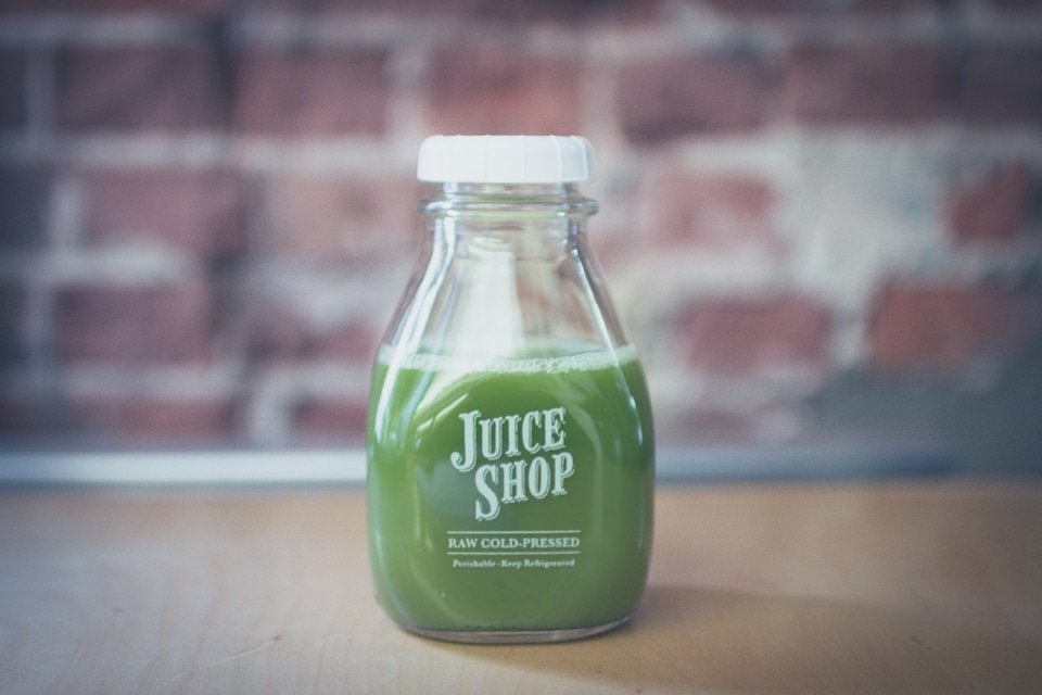 Juice bottle drink