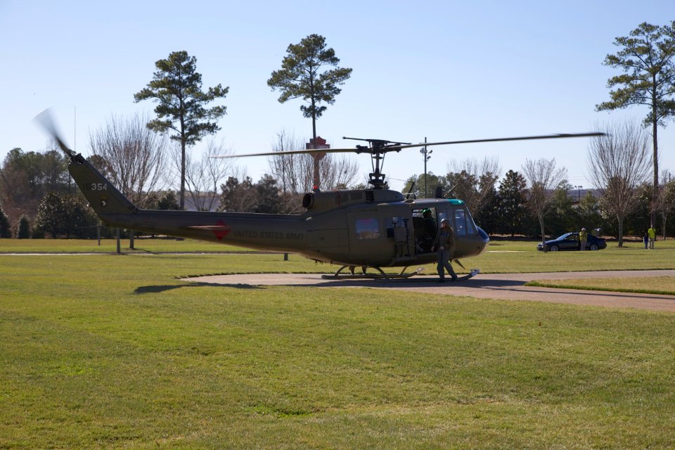 UH-1H Helicopter at the Tellus Museum