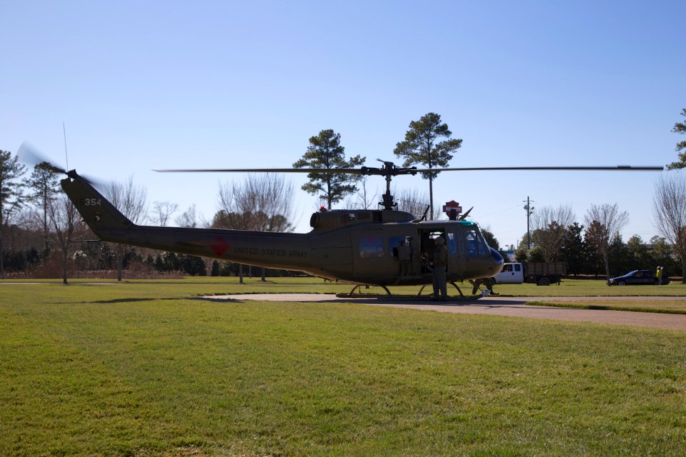 UH-1H Helicopter at the Tellus Museum