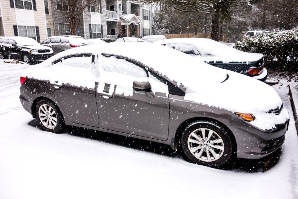 Snow in Kennesaw, Georgia - January 28th, 2014