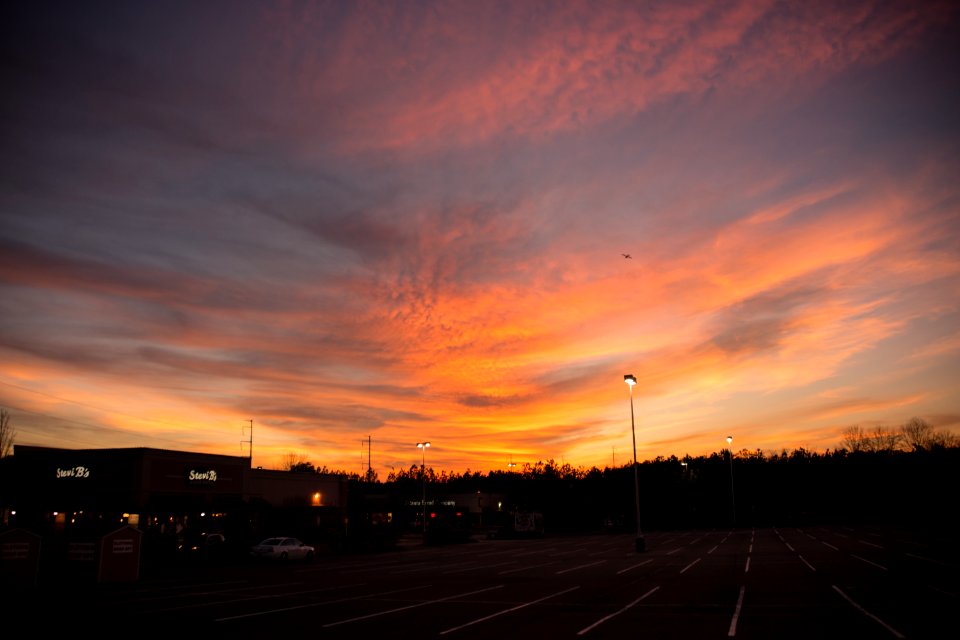 Sunset in Kennesaw on January 24th, 2013