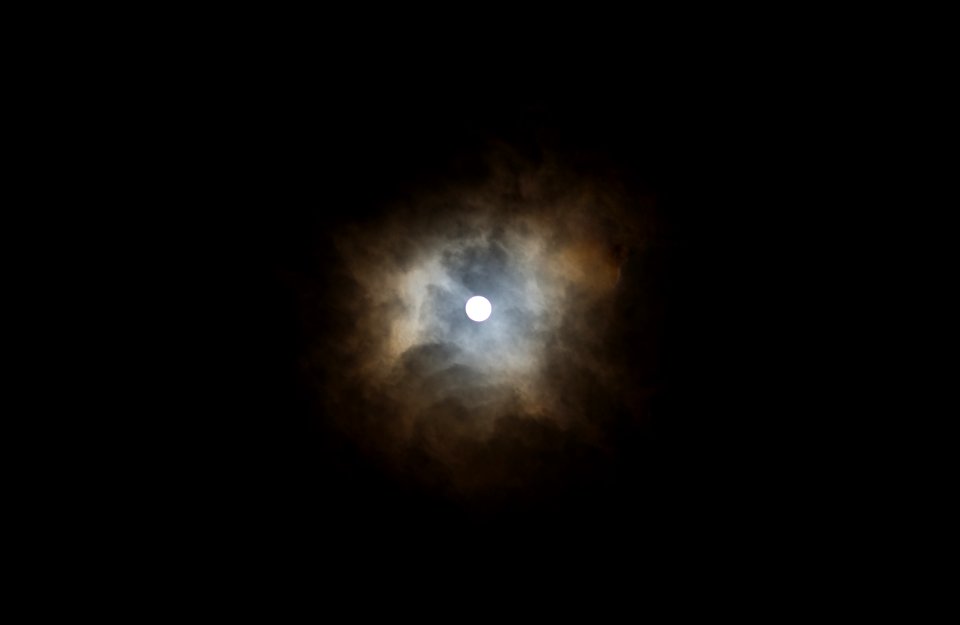 Cloudy Full Moon