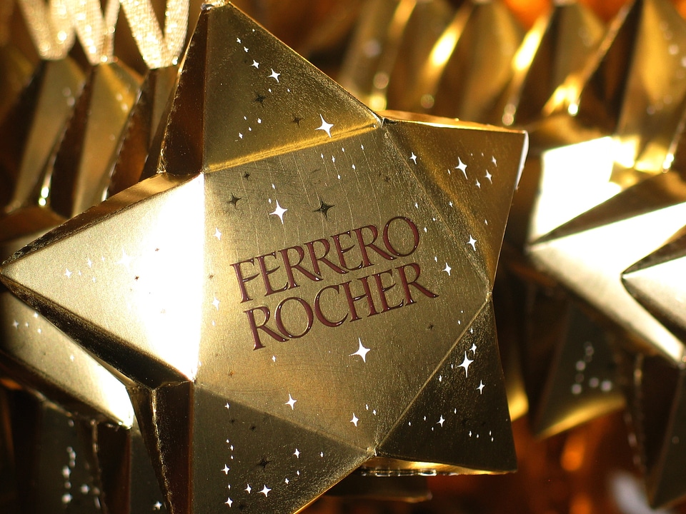 Christmas ferrero christmas ornaments