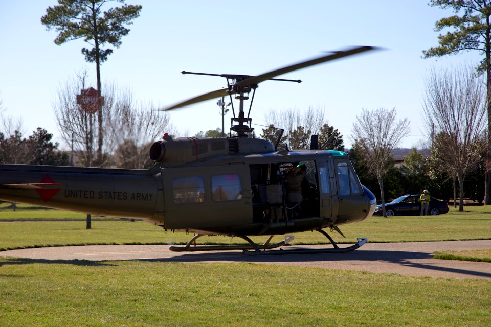 UH-1H Helicopter at the Tellus Museum