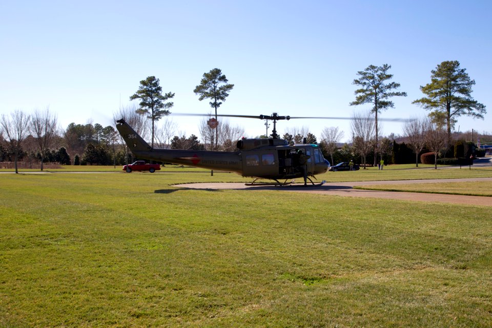 UH-1H Helicopter at the Tellus Museum