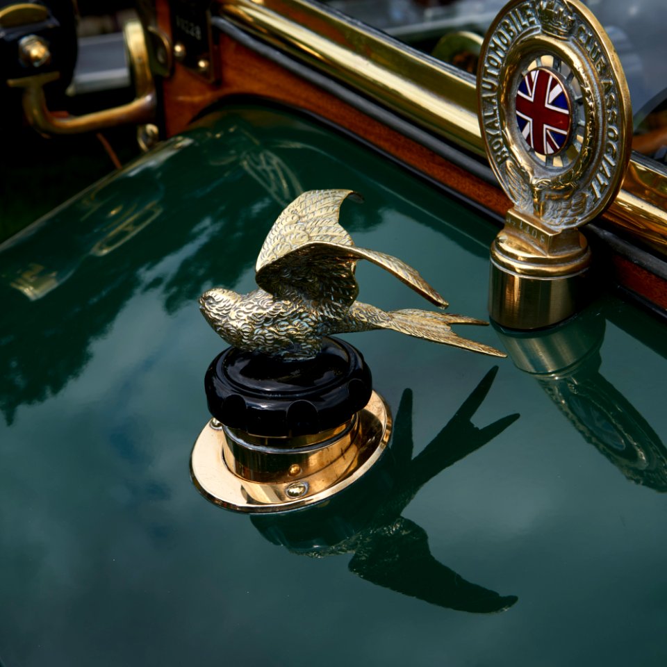 1914 Swift Cyclecar, radiator mascot