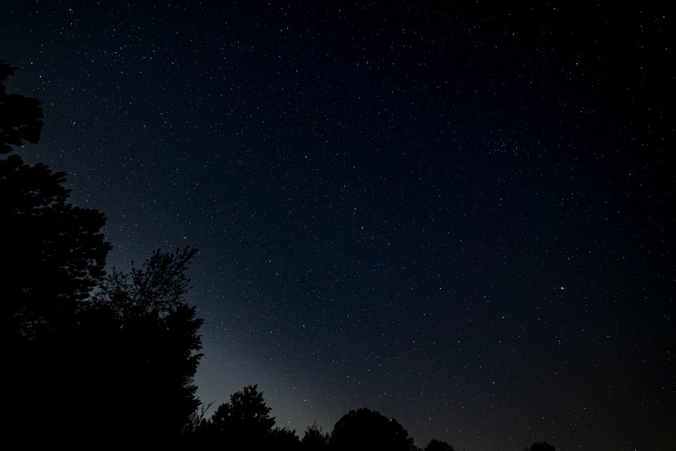 Night Sky over Central Georgia, Big Dipper in the Center - 3-25-20