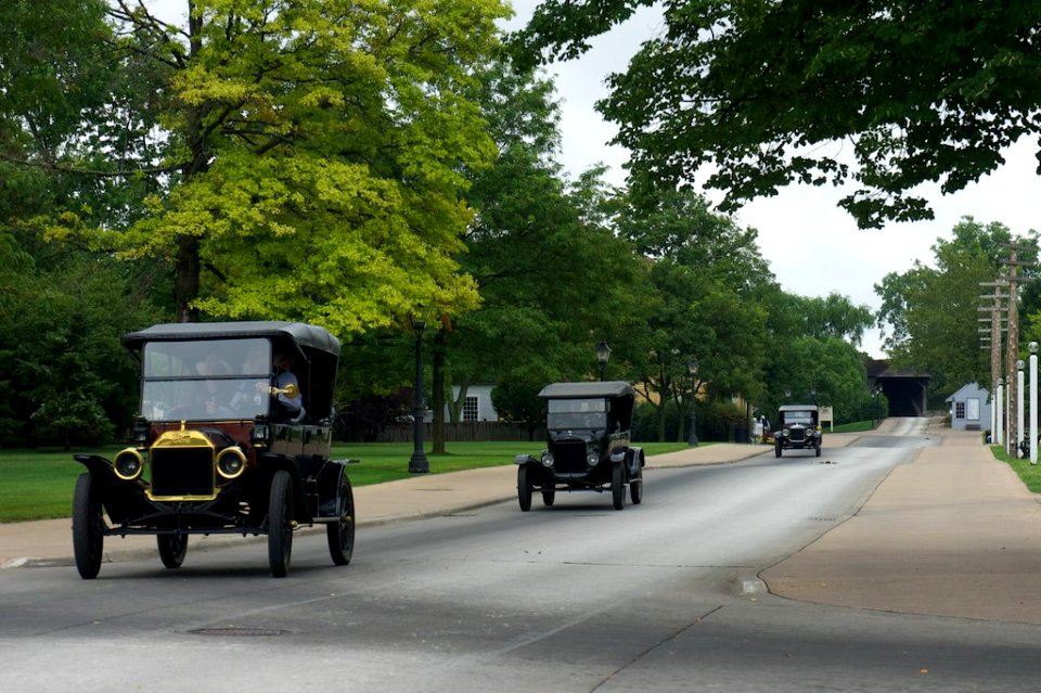 Parade of Ford model Ts