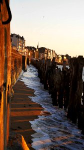 Coucher de soleil sur les remparts