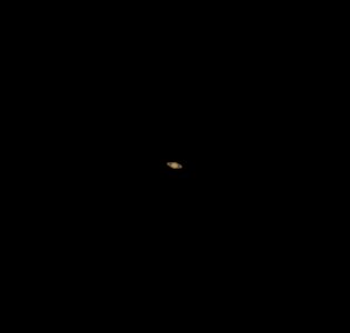 Early morning view of Saturn