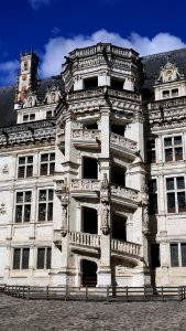 Escalier Francois 1er, Château de Blois photo