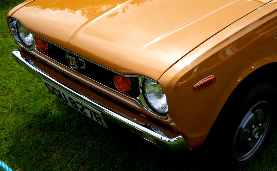 1977 Datsun 100A, nose