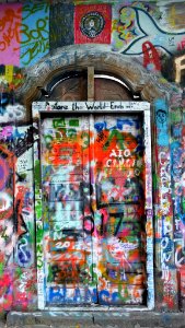 John Lennon's wall photo