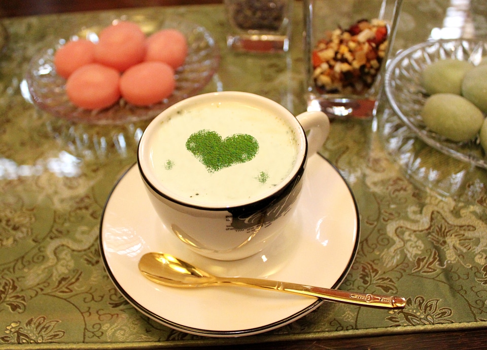 Matcha cup scene