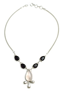 Stone sterling silver
