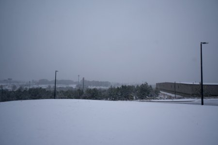 Snow in Adairsville, Georgia 2-25-15 photo